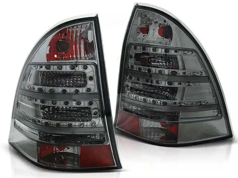 Set de stopuri LED de tuning potrivit pentru Mercedes C-Class W203 2000-2007 break, stânga și dreapta Cel mai bun preț