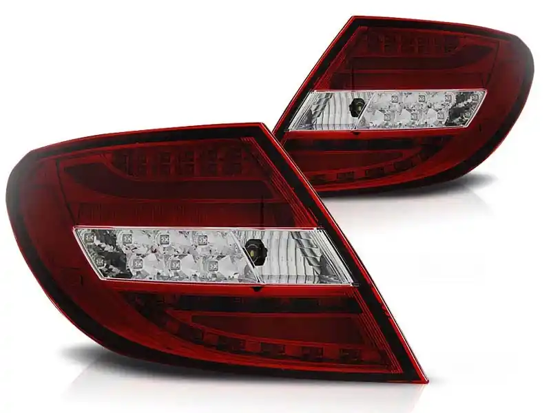 Chilipir Set de stopuri LED de tuning potrivit pentru Mercedes C-Class W204 2007-2010 sedan, stânga și dreapta