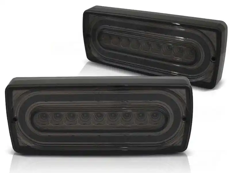 Cumpără acum Kit de stopuri LED de tuning potrivit pentru Mercedes G-Class W463 1990-2018 fumurii, stânga și dreapta