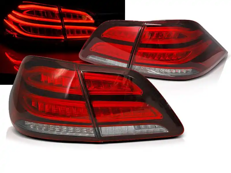 Preferatul clienților Set de stopuri LED cu bază roșie și albă potrivit pentru Mercedes M-Class W166 2011-2015