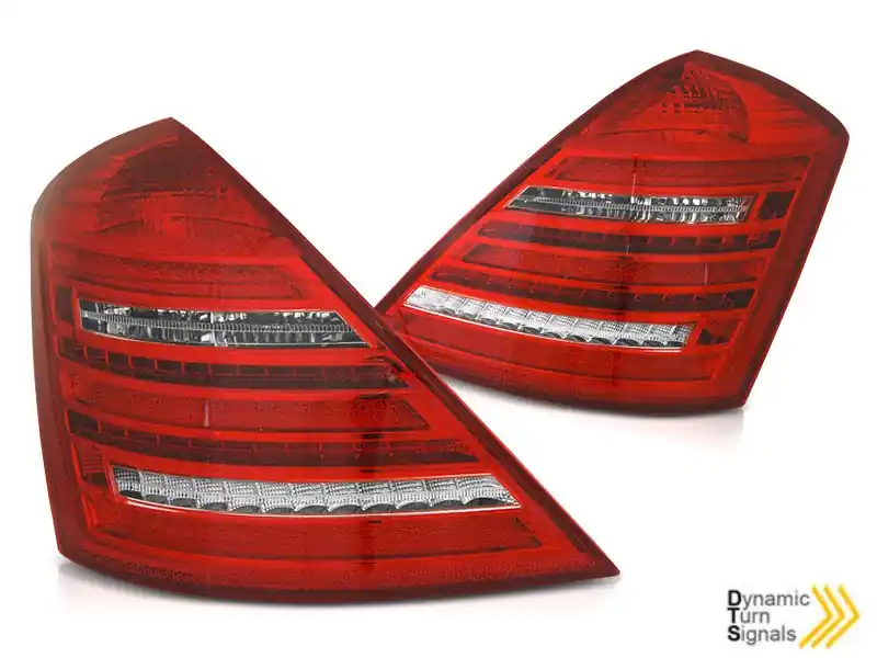 Ieftin Kit de stopuri LED de tuning potrivit pentru Mercedes S-Class W221 2005-2009 tip design W222, stânga și dreapta
