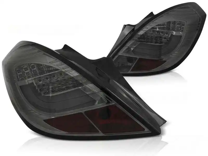 Cumpără acum Set de stopuri LED de tuning potrivit pentru Opel Corsa D 04.2006-2014 3 uși fumurii, stânga și dreapta
