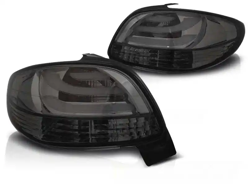 Set de stopuri LED de tuning potrivit pentru Peugeot 206 după 10.1998, fumurii, stânga și dreapta Livrare rapidă