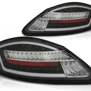 Ultima șansă Set de stopuri LED de tuning potrivit pentru Porsche Boxster 987/Cayman 2005-2008 cu bază roșie, stânga și dreapta