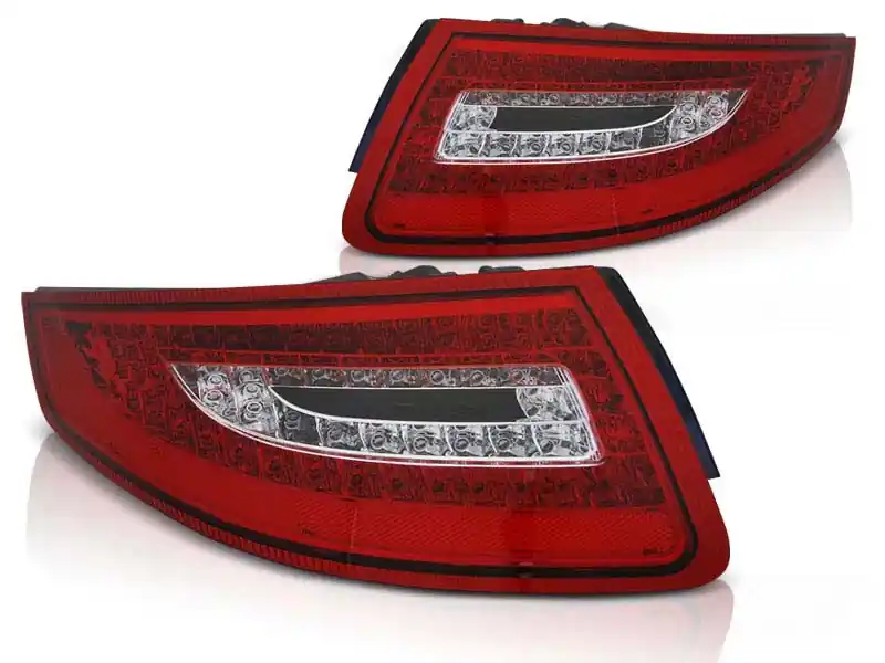 Set de stopuri LED de tuning potrivit pentru Porsche 911 997 2004-2009 roșu/alb, stânga și dreapta Ultima șansă