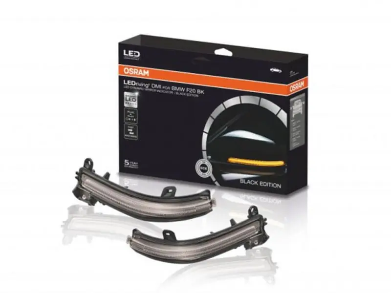 Plată sigură Semnale de întoarcere dinamice LED fumurii potrivite pentru oglinzi pe BMW Seria 1 F20, F21, Seria 2 F22, F23, Seria 3 F30, F31, GT F34, Seria 4 F32, F33, F36, X1 E84, i3