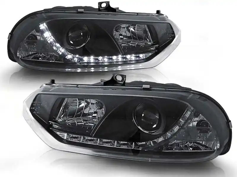 Set de faruri de tuning cu lumini LED potrivit pentru Alfa Romeo 156 10.1997-06.2003, stânga și dreapta Noutate