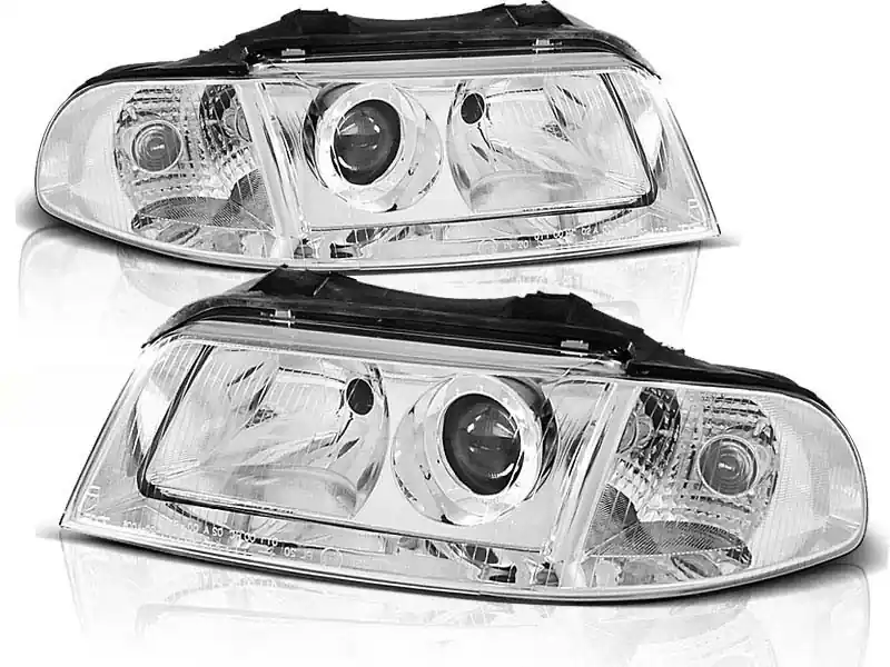 Reducere Kit de faruri tuning cu lentile potrivit pentru Audi A4 B5 01.1999-09.2000 sedan/combinate, stânga și dreapta