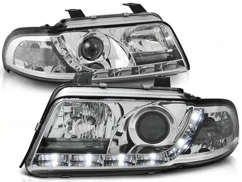 Noutate Set de faruri de tuning cu lumini LED potrivit pentru Audi A4 B5 01.1999-09.2000 sedan/combina, stânga și dreapta