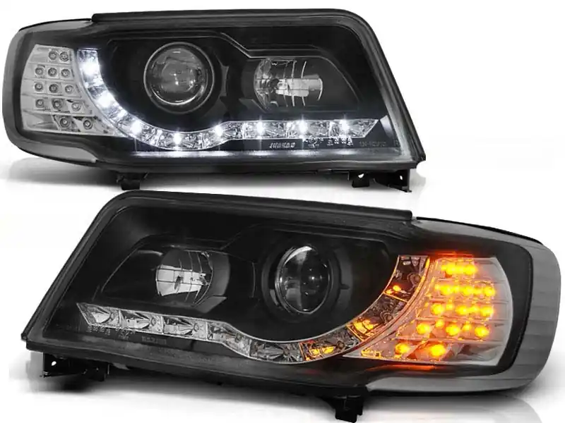 Comandă acum Set de faruri de tuning cu lumini LED potrivit pentru Audi 100 C4 12.1990-06.1994, stânga și dreapta