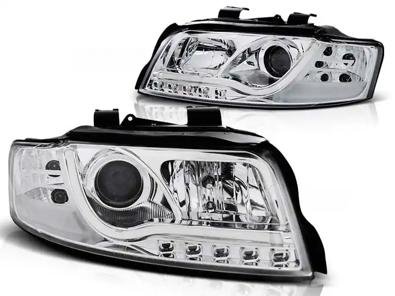 Ofertă specială Set de faruri de tuning cu lumini LED potrivite pentru Audi A4 B6 10.2000-10.2004 sedan/combinate, stânga și dreapta