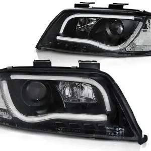 Bestseller Set de faruri de tuning cu lumini LED potrivit pentru Audi A6 C5 05.1997-05.2001 sedan/combinate, stânga și dreapta