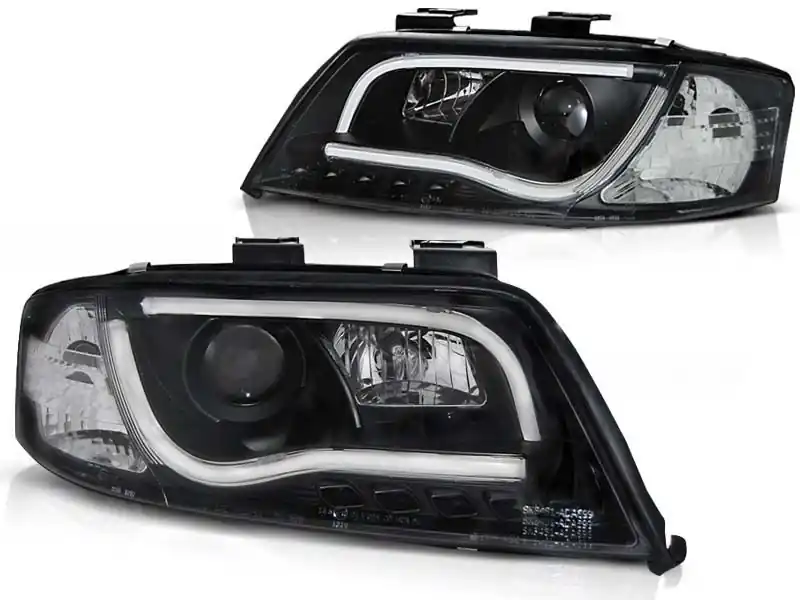 Set de faruri de tuning cu lumini LED potrivit pentru Audi A6 C5 06.2001-05.2004 sedan/combinate, stânga și dreapta Ofertă exclusivă