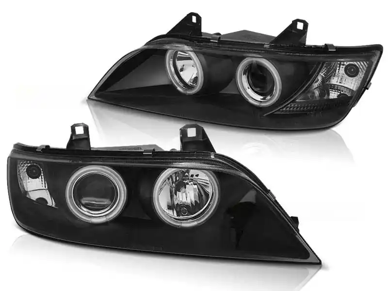 Ofertă exclusivă Set de faruri tuning cu ochi de înger CCFL, potrivit pentru BMW Z3 01.1996-2002 coupe / cabrio, stânga și dreapta