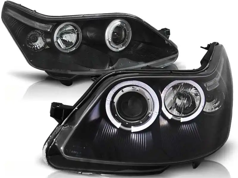 Kit de faruri de tuning cu ochi de înger halogeni, potrivit pentru Citroen C4 2004-2010, stânga și dreapta Ieftin