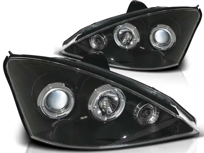 Set de faruri tuning cu ochi de înger halogen, potrivit pentru Ford FOCUS MK1 10.1998-10.2001, stânga și dreapta Cumpărături sigure