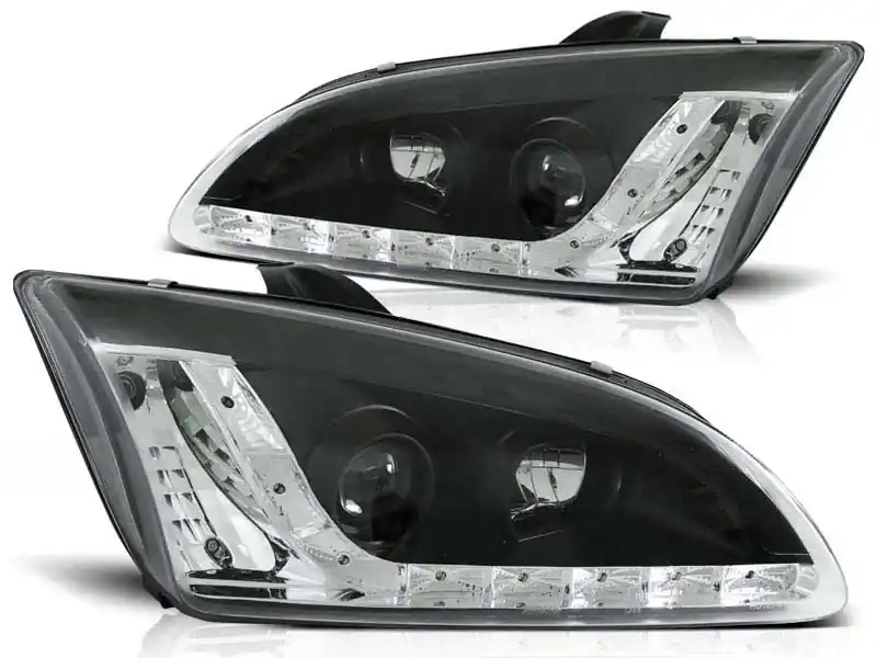 Set de faruri de tuning cu lumini LED potrivite pentru Ford FOCUS MK2 09.2004-01.2008, stânga și dreapta Preferatul clienților