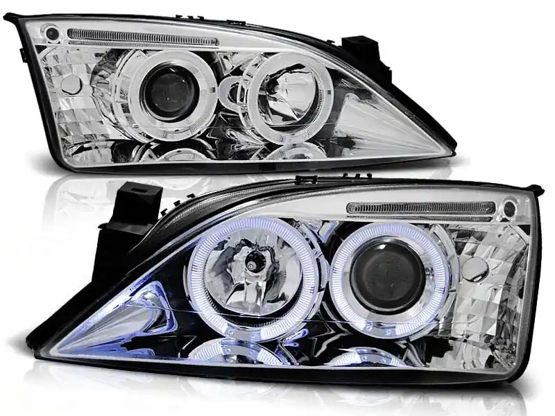 Kit de faruri tuning cu ochi de înger halogen, potrivit pentru Ford MONDEO 09.2000-05.2007, stânga și dreapta Preț mic