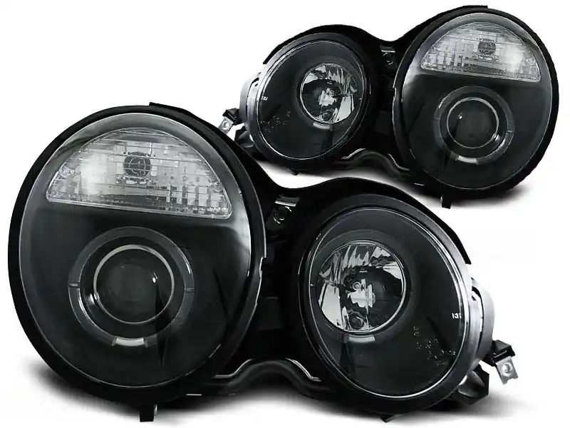 Set de faruri de tuning potrivit pentru MERCEDES W210 E-CLASS 1995-05.1999, stânga și dreapta Ofertă de sezon
