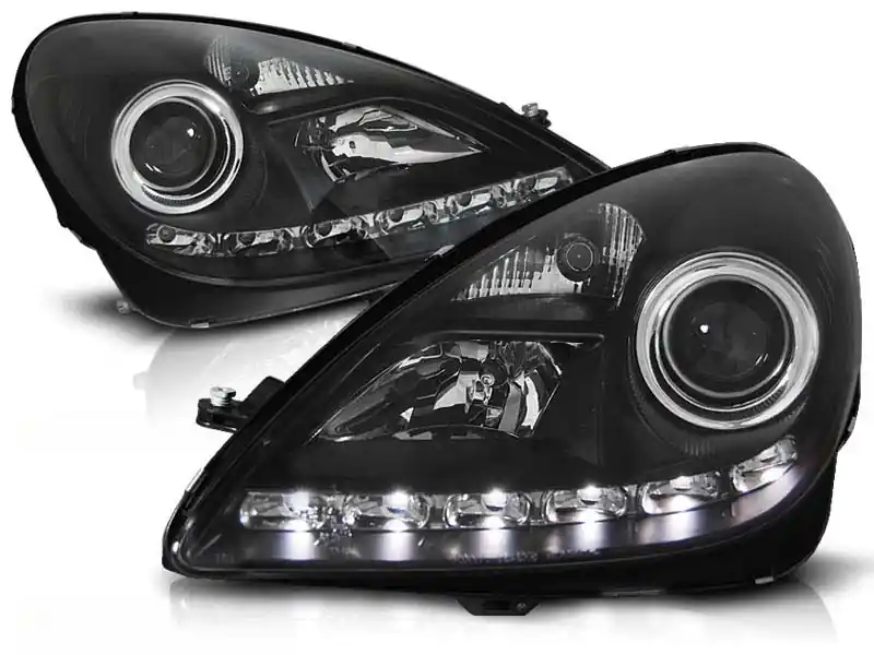 Set de faruri de tuning potrivit pentru MERCEDES R171 SLK 2004-2011, stânga și dreapta Preț redus