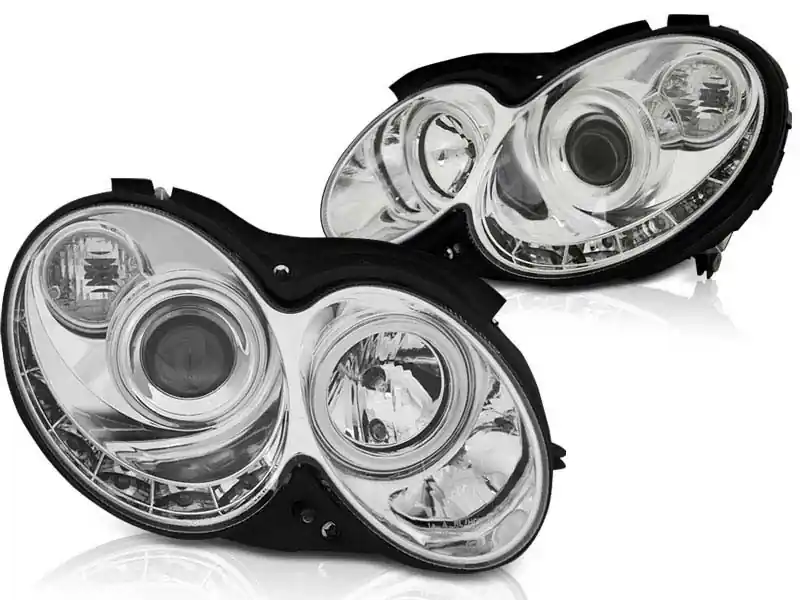 Set de faruri de tuning potrivit pentru MERCEDES W209 CLK 2003-2010, stânga și dreapta Plată sigură