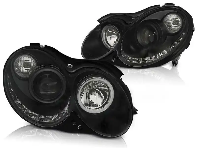 Set de faruri de tuning potrivit pentru MERCEDES W209 CLK 2003-2010, stânga și dreapta Plată sigură