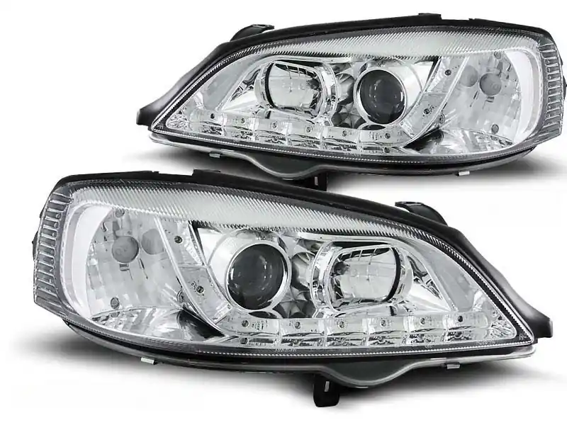 Cumpără acum Set de faruri de tuning potrivit pentru OPEL ASTRA G 09.1997-02.2004, stânga și dreapta