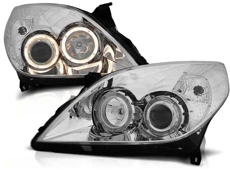 Set de faruri de tuning potrivit pentru OPEL VECTRA C 09.2005-2008, stânga și dreapta Retur ușor