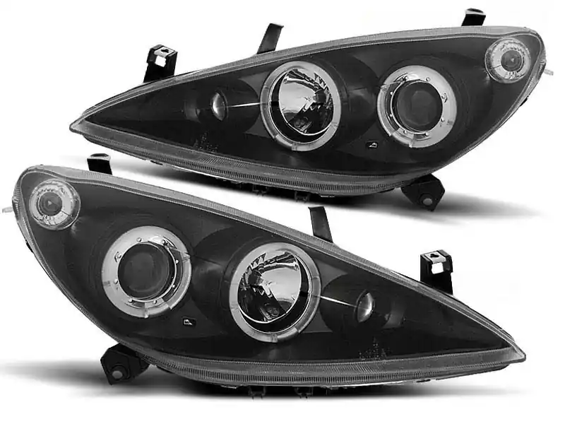 Retur gratuit Set de faruri de tuning potrivit pentru PEUGEOT 307 04.2001-06.2005, stânga și dreapta