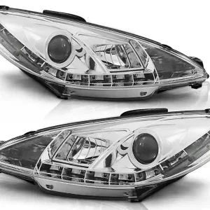 Super ofertă Set de faruri de tuning potrivit pentru PEUGEOT 206 10.1998-2002, stânga și dreapta
