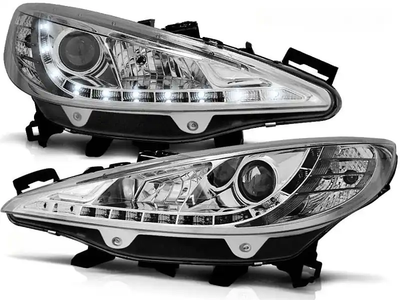 Popular Set de faruri de tuning potrivit pentru PEUGEOT 207 05.2006-06.2009, stânga și dreapta