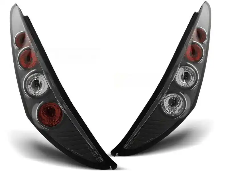 Premium Set de stopuri tuning potrivit pentru Fiat PUNTO 2 10.1999-06.2003 3 uși cu bază neagră, stânga și dreapta