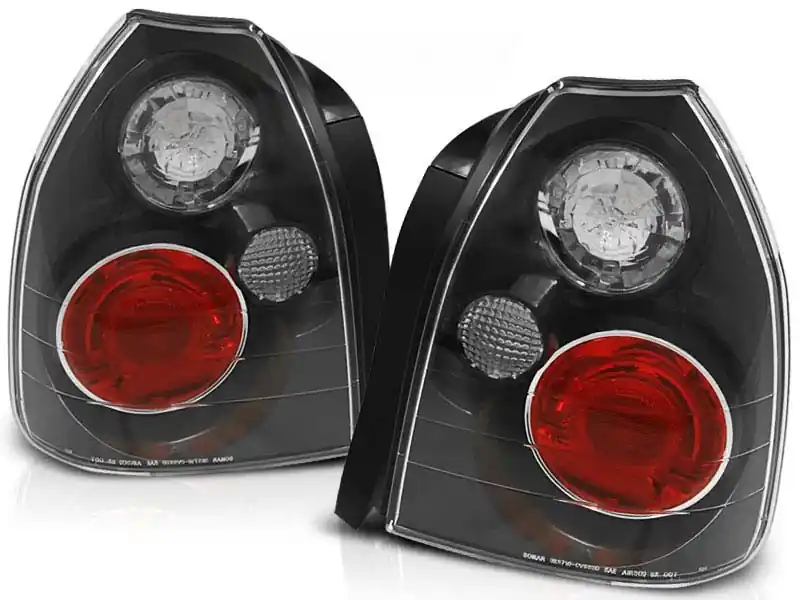 Set de stopuri tuning potrivit pentru Honda CIVIC 09.1995-02.2001 3 uși cu bază neagră, stânga și dreapta Chilipir