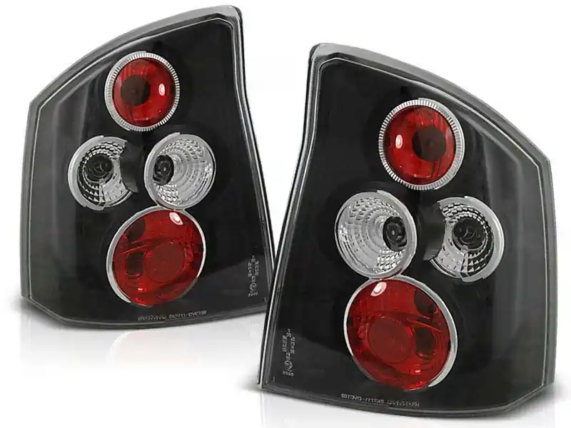 Set de stopuri tuning potrivit pentru Opel VECTRA C 04.2002-2008 sedan/hatchback cu bază neagră, stânga și dreapta Ieftin