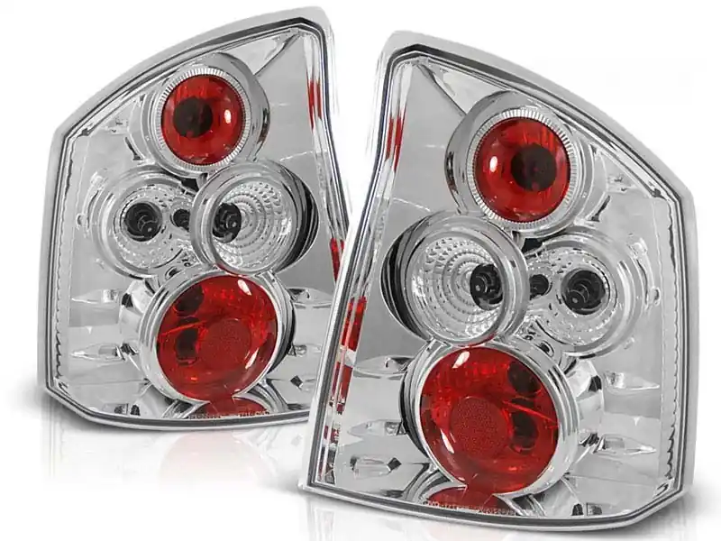 Cumpără acum Set de stopuri tuning potrivit pentru Opel VECTRA C 04.2002-2008 sedan/hatchback cu bază cromată, stânga și dreapta