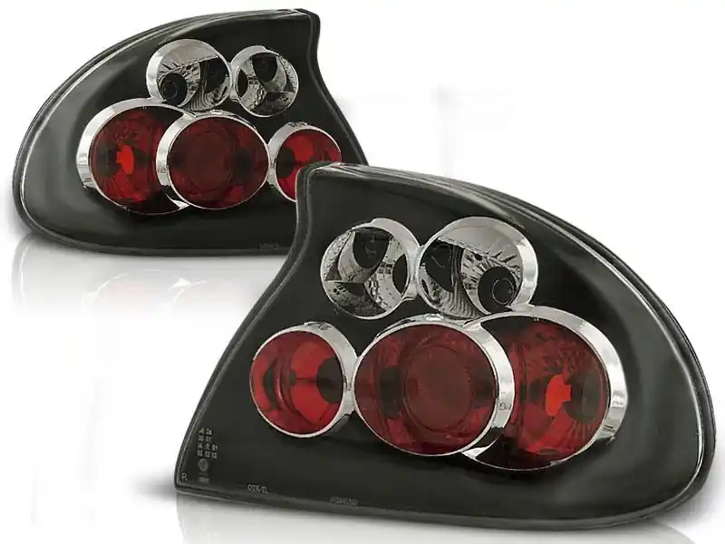 Super ofertă Set de stopuri tuning potrivit pentru Opel TIGRA 09.1994-12.2000 cu bază neagră, stânga și dreapta