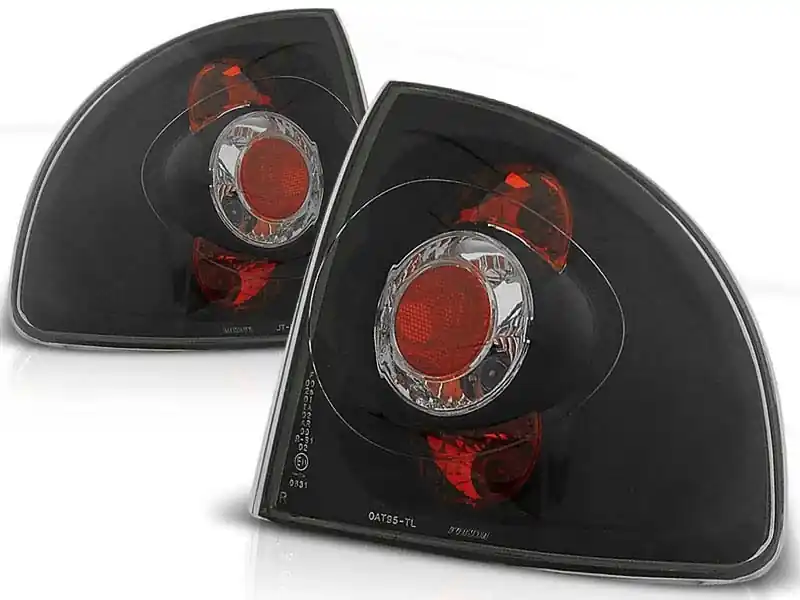 Set de stopuri tuning potrivit pentru Opel ASTRA F 09.1991-08.1997 sedan, cabrio cu bază neagră, stânga și dreapta Lichidare de stoc