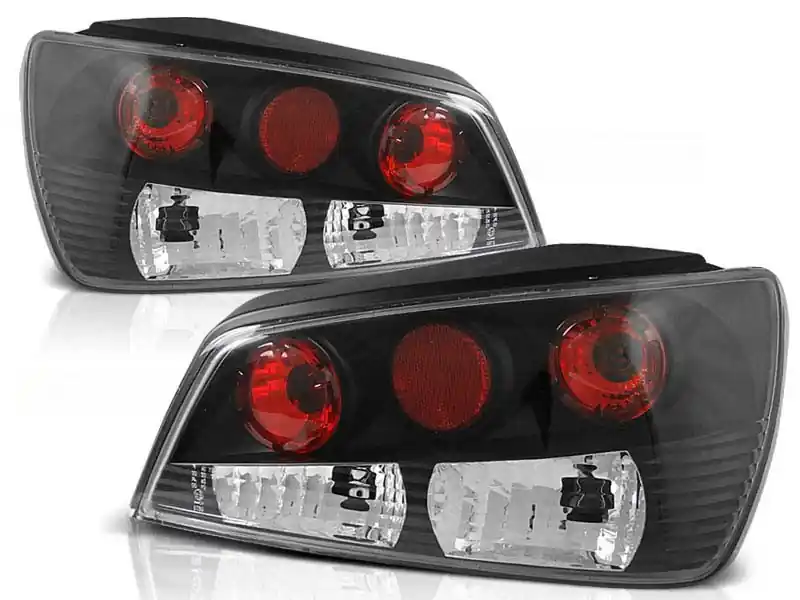 Preferatul clienților Set de stopuri tuning potrivit pentru Peugeot 306 05.1997-03.2001 cu bază neagră, stânga și dreapta