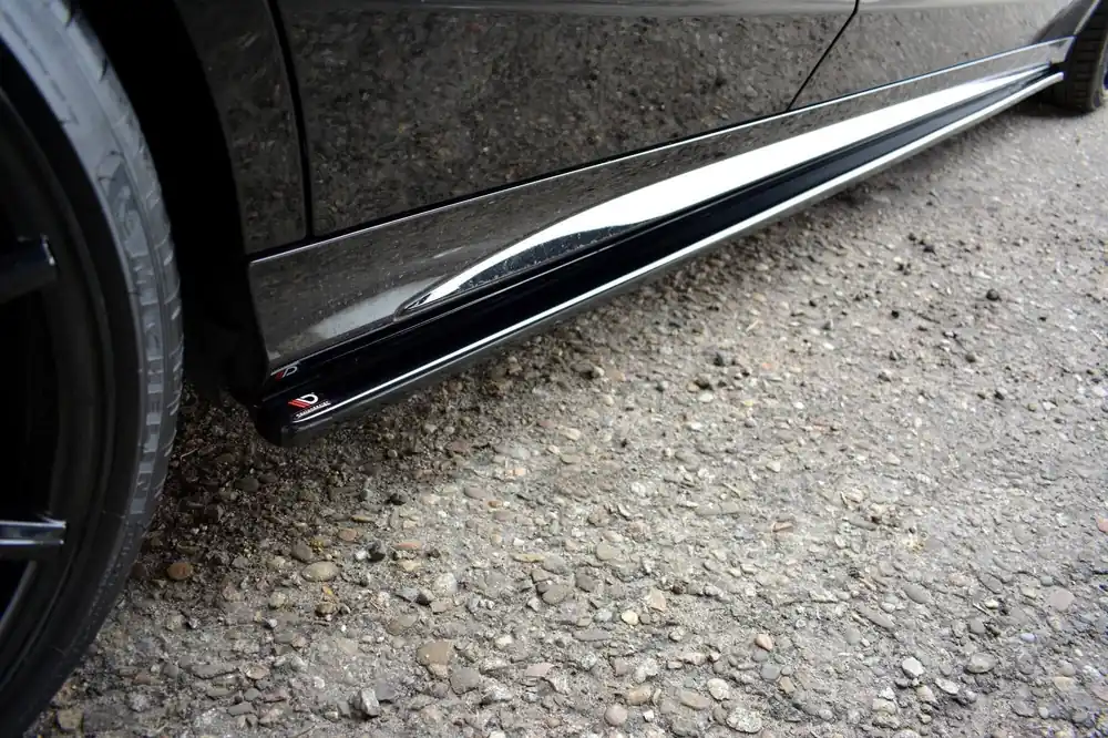 Cel mai vândut Adăugiri Maxton Design tip A Design potrivite pentru Mercedes C43 sedan W205, break S205 2015-2018, lac negru