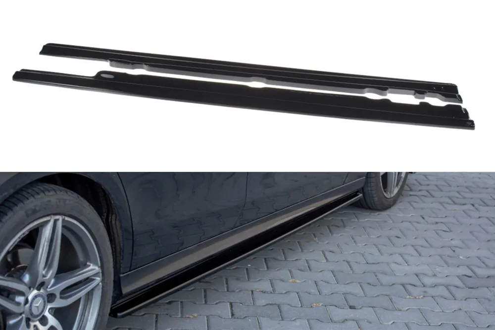 Aditive Maxton Design tip A Design potrivite pentru Mercedes E-Class, E43 W213 2016-2018, lac negru Reducere extra