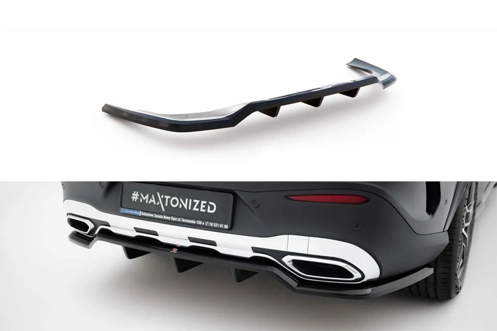 Spoiler Maxton Design potrivit pentru bara spate a Mercedes GLC Coupe A Design-Line C254 după 2022, lac negru Disponibil imediat