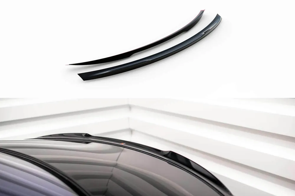 Preferatul clienților Spoiler Maxton Design potrivit pentru portbagajul Mercedes S-Class A Design-Line W223 după 2020, lac negru