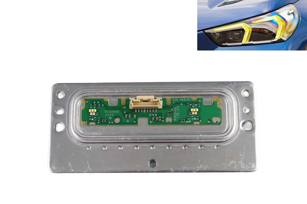 Modul stâng 63115A64445 pentru lumină DRL galbenă în farul LED adaptiv potrivit pentru BMW X1 U11 după 2022 Reducere de preț