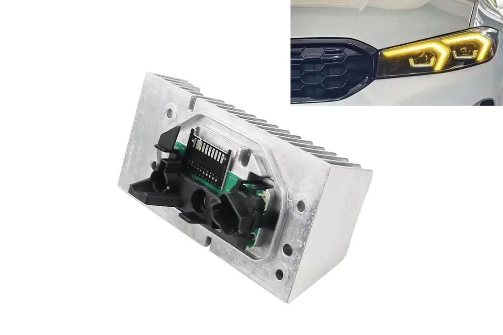 Modul stâng 63115A4F771(Y) pentru lumini DRL galbene și semnalizator în farul de versiune Low, potrivit pentru BMW 3 G20, G21 2023-2025 Reducere de preț