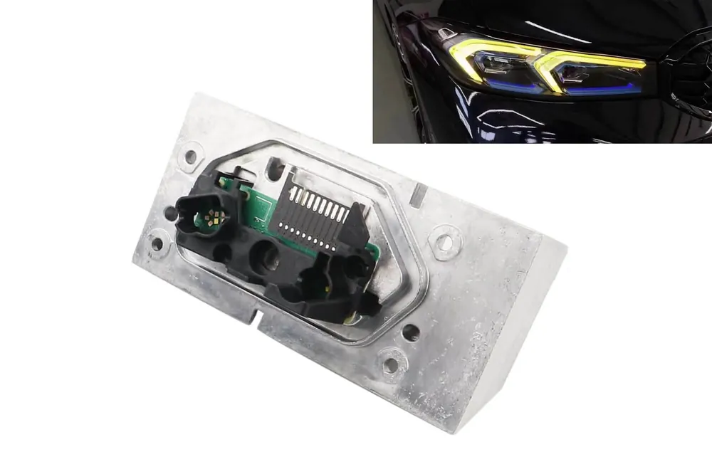 Modul drept 63 11 5A57074(Y) pentru lumini DRL galbene și semnalizator în farul de Versiune Înaltă, potrivit pentru BMW 3 G20, G21 2023-2025 Popular