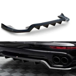 Bestseller Spoiler Maxton Design potrivit pentru bara spate a Porsche Cayenne 2014-2018, lac negru