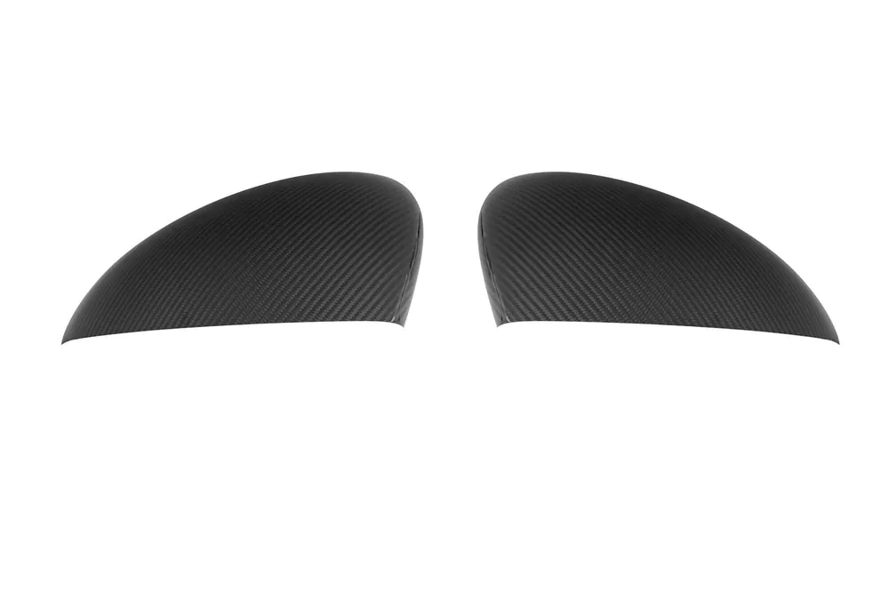 Retur ușor Capace de oglindă din carbon potrivite pentru Porsche Cayenne 958.2 2015-2017, autoadezive