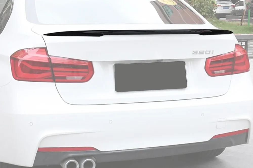 Discount Spoiler tip M pentru portbagaj, potrivit pentru BMW Seria 3 F30 2011-2019, lac negru