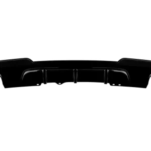 Bestseller Difuzor tip M Performance Design Design potrivit pentru bara spate M Technik pe BMW Seria 5 F10 sedan, F11 break 2010-2017 -o–o-, lac negru