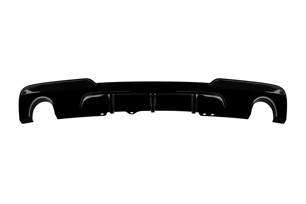 Bestseller Difuzor tip M Performance Design Design potrivit pentru bara spate M Technik pe BMW Seria 5 F10 sedan, F11 break 2010-2017 -o–o-, lac negru